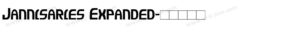 Jannisaries Expanded字体转换